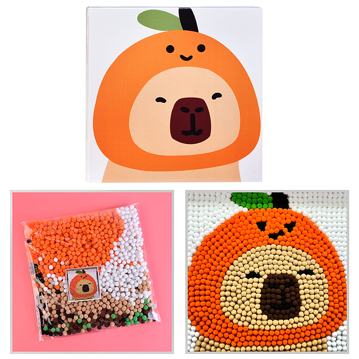 Набор творческая мастерская 00-6776 "Капибара" 30*30 см Набор творческая мастерская 00-6776 "Капибара" 30*30 см