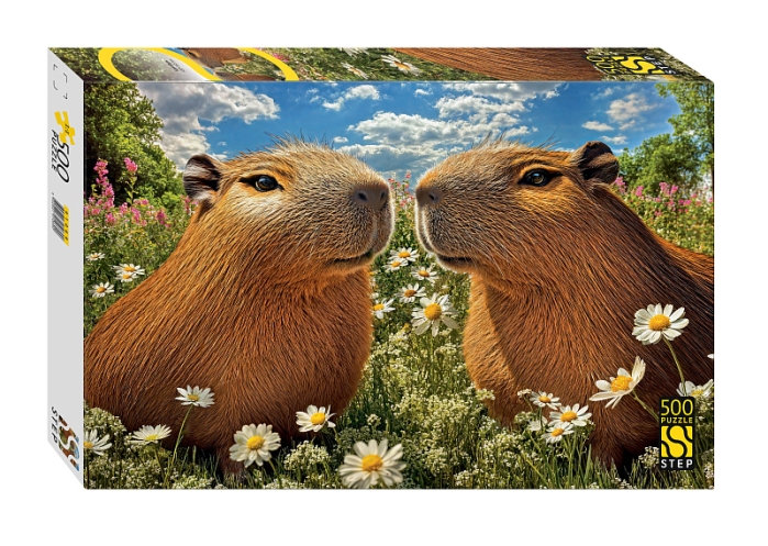 Пазлы 500 "Капибары"