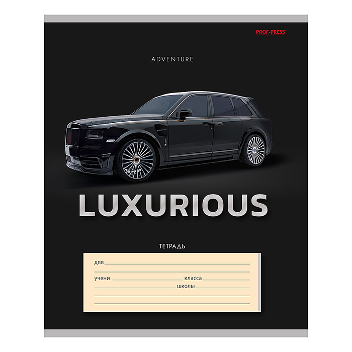 Тетрадь линия 18л. "Красота автомобиля"