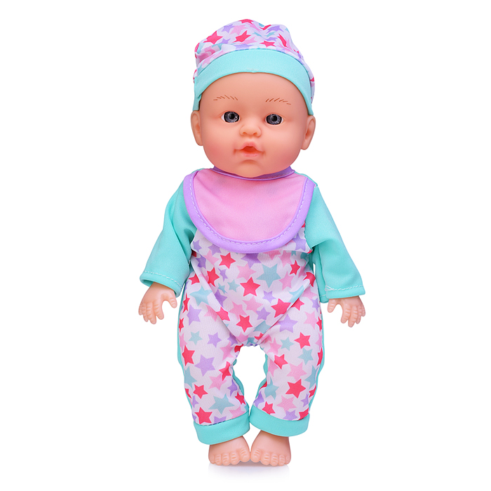 Пупс с аксессуарами L-2403E "Счастливый малыш" (пьёт, писает) в коробке