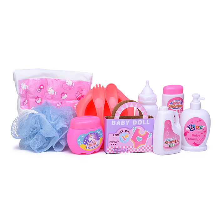 Пупс с аксессуарами L-2403E "Счастливый малыш" (пьёт, писает) в коробке