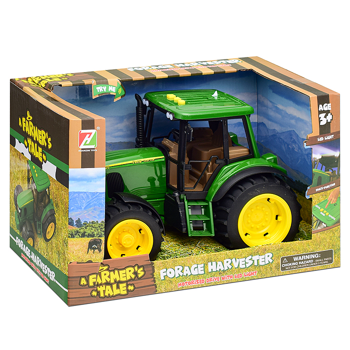 Трактор 550-1S "Леван" на батарейках, в коробке