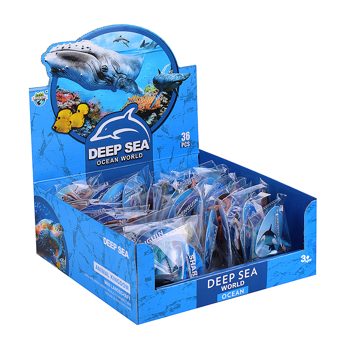 Животное JS20-3 "Обитатели морей и океанов" в коробке