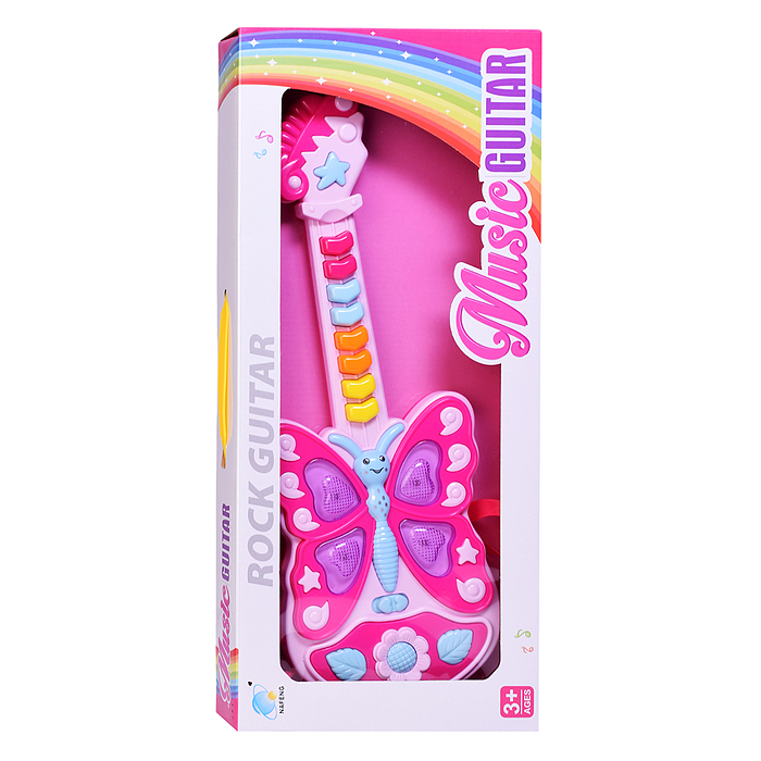 Фото к товару Гитара 663Q "Бабочка" в коробке Гитара 663Q "Бабочка" в коробке