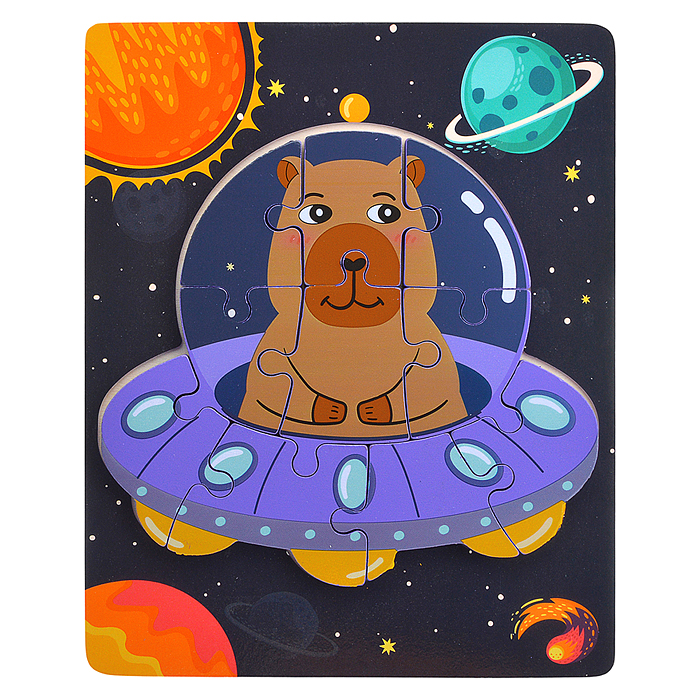 Фото к товару Пазл D2133 "Капибара" Пазл D2133 "Капибара"