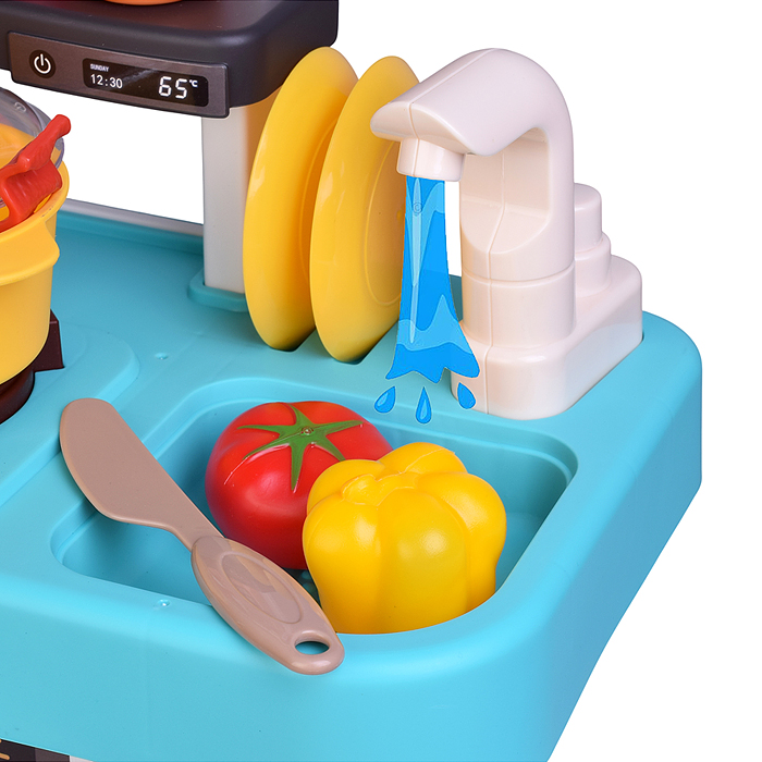 Фото к товару Игровой набор кухня 889-297 "Юный повар" в коробке Игровой набор кухня 889-297 "Юный повар" в коробке