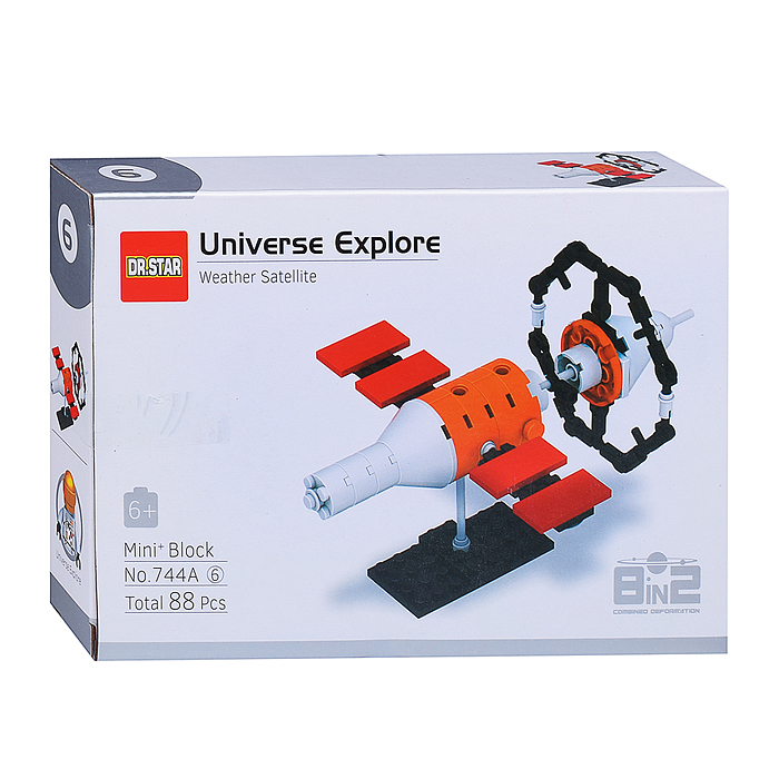 Конструктор 744A "Космические разработки" в коробке