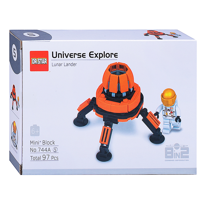 Конструктор 744A "Космические разработки" в коробке