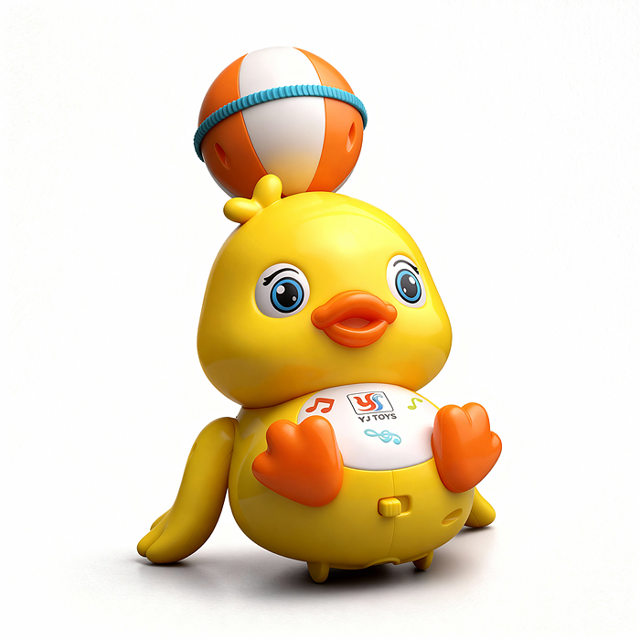 Интерактивная игрушка YJ-3065 "Утенок" в коробке