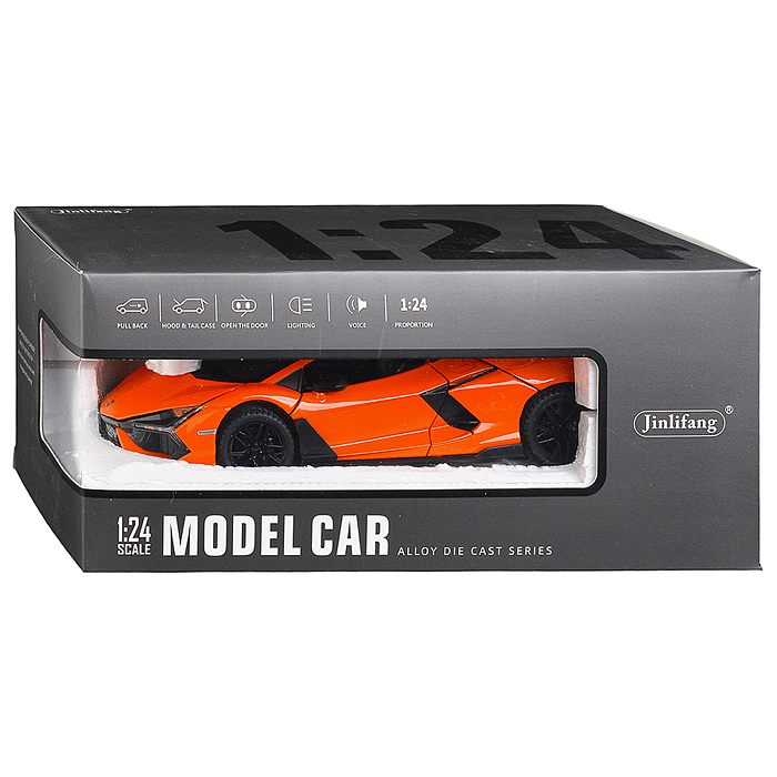 Машина 1901-390P "Супер гонка" (свет, звук, дым) в коробке