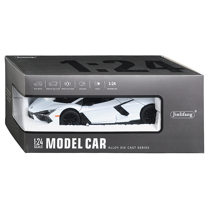 Машина 1901-390P "Супер гонка" (свет, звук, дым) в коробке