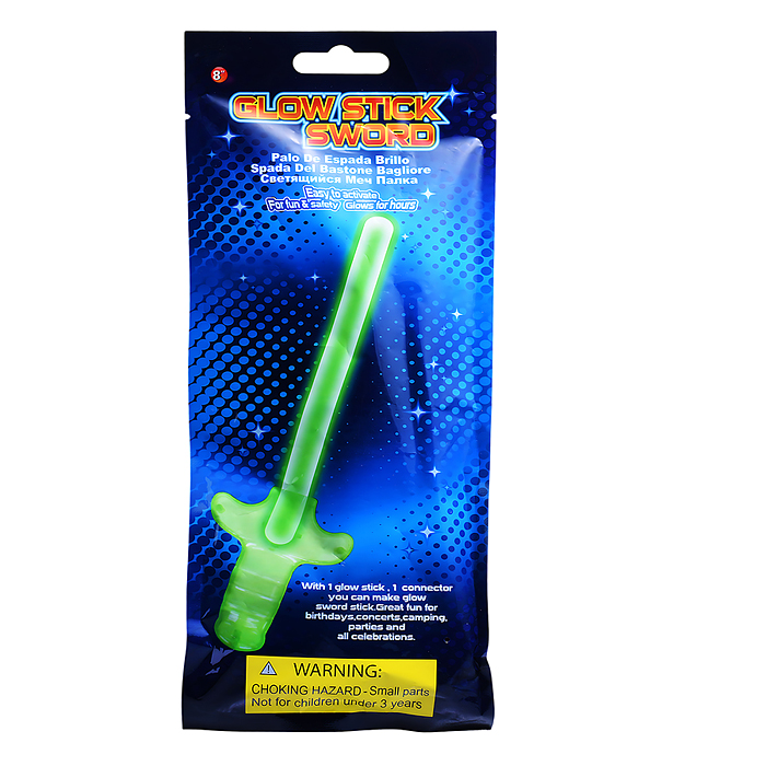 Меч светящийся 00-6967 "Зелёный неон"
