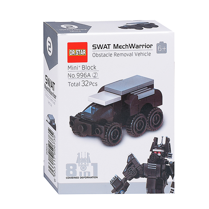 Конструктор 996A "Робот собровец" в коробке