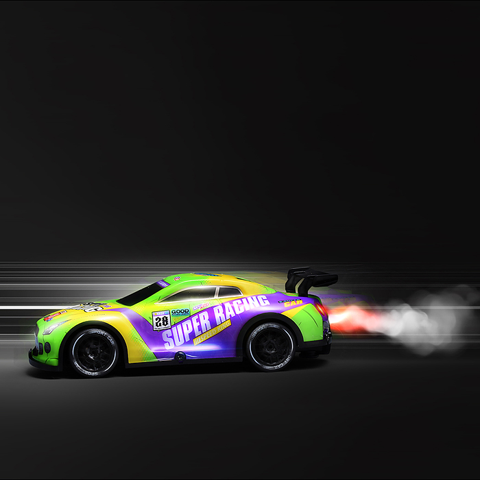 Машина US019-3P "Дрифт" р/у, со спреем, 27 MHz, в коробке