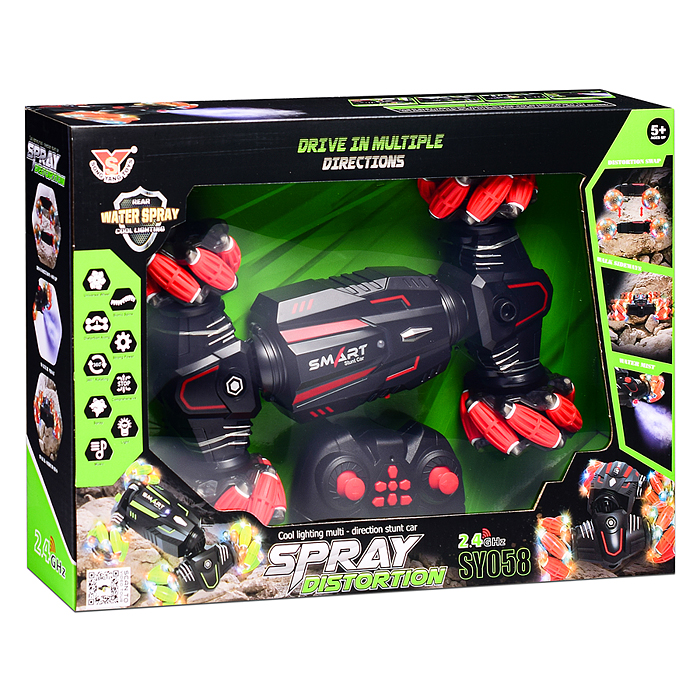 Машина SY058 "Яркий трюк" р/у, 27 MHz, в коробке