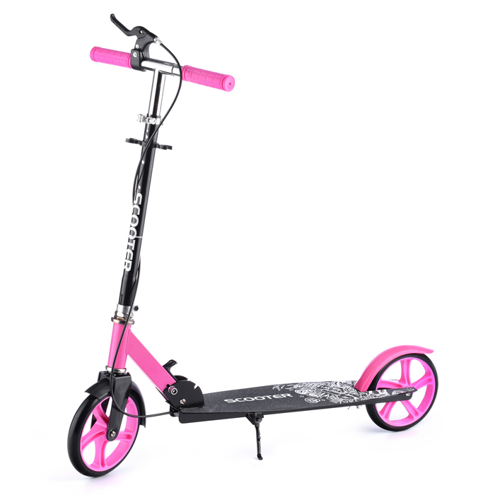 Самокат U038455Y 2-х кол., розовый, PU/ 200 мм, ABEC 7, в коробке