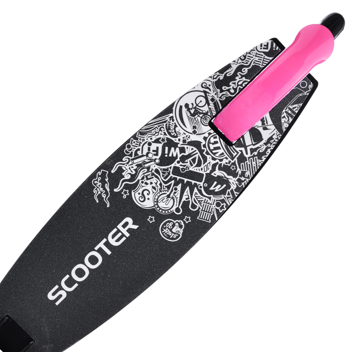 Самокат U038455Y 2-х кол., розовый, PU/ 200 мм, ABEC 7, в коробке