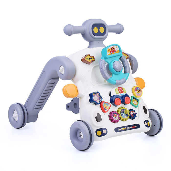 Игровой центр-Каталка 6036 "Первые шаги" музыкальные, в коробке