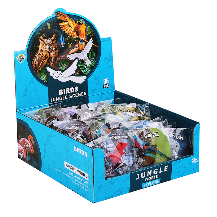 Птица JS20-7 в ассортименте, в коробке