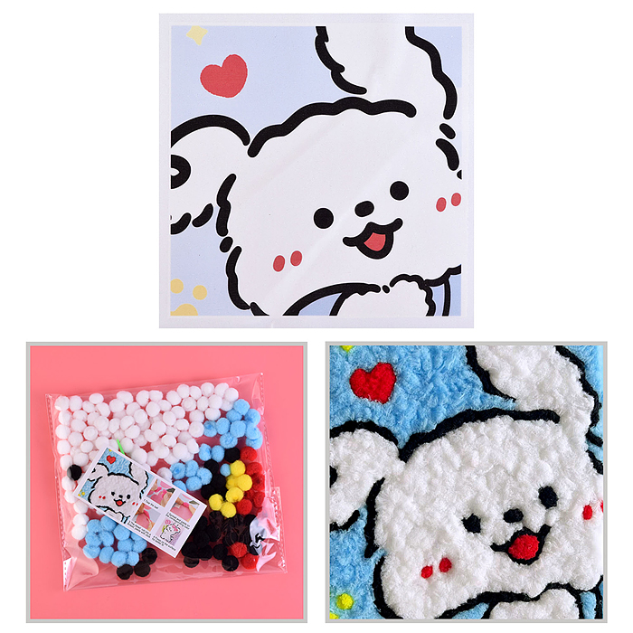 Набор творческая мастерская 00-6800 "Щенок" 22*22 см. Набор творческая мастерская 00-6800 "Щенок" 22*22 см.