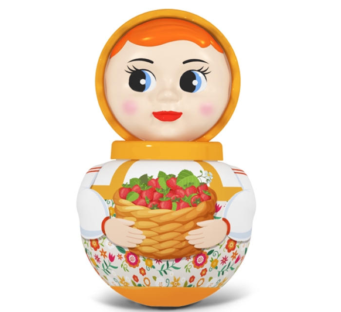 Неваляшка малая "Девочка" (п/пакет)