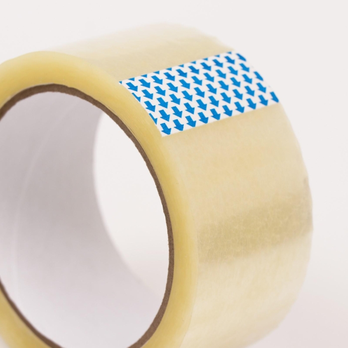 Клейкая лента упаковочная "Attomex" прозрачная, 45 мкм, 48 ммx150 м, реальная намотка