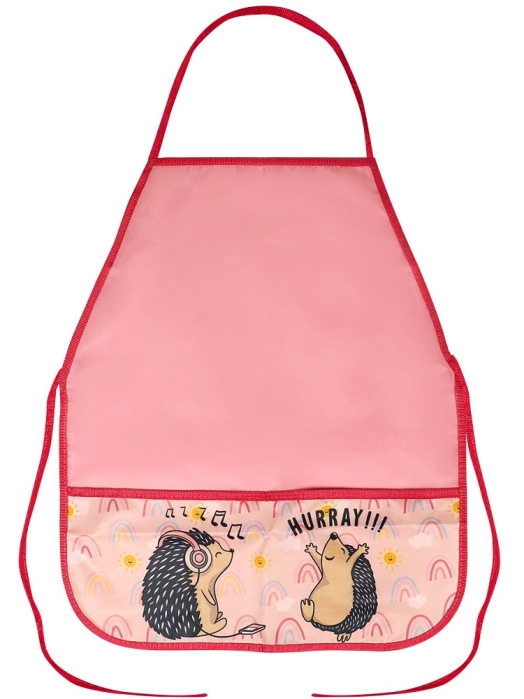 Фартук с 1 карманом "Музыкальные ёжики"