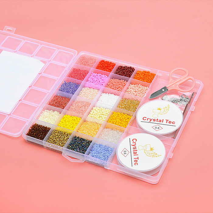 Набор создание украшений UT0208 "Цветной стиль" 26 цв., в коробке