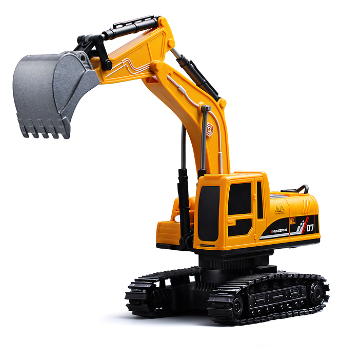 Фото к товару Экскаватор BT0073-2 "Силач" с прицепом, р/у, 27 MHz, в коробке Экскаватор BT0073-2 "Силач" с прицепом, р/у, 27 MHz, в коробке