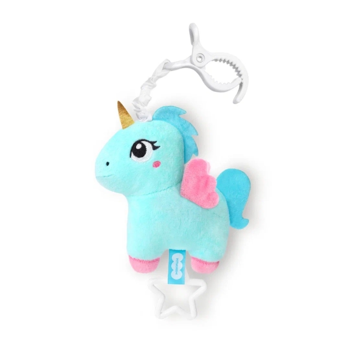 Игрушка мягконабивная подвеска с эффектом вибрации (Единорог)