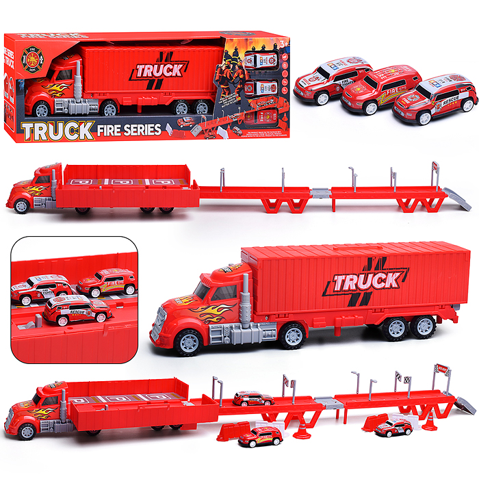 Машина 866-503A "Пожарная станция" в коробке