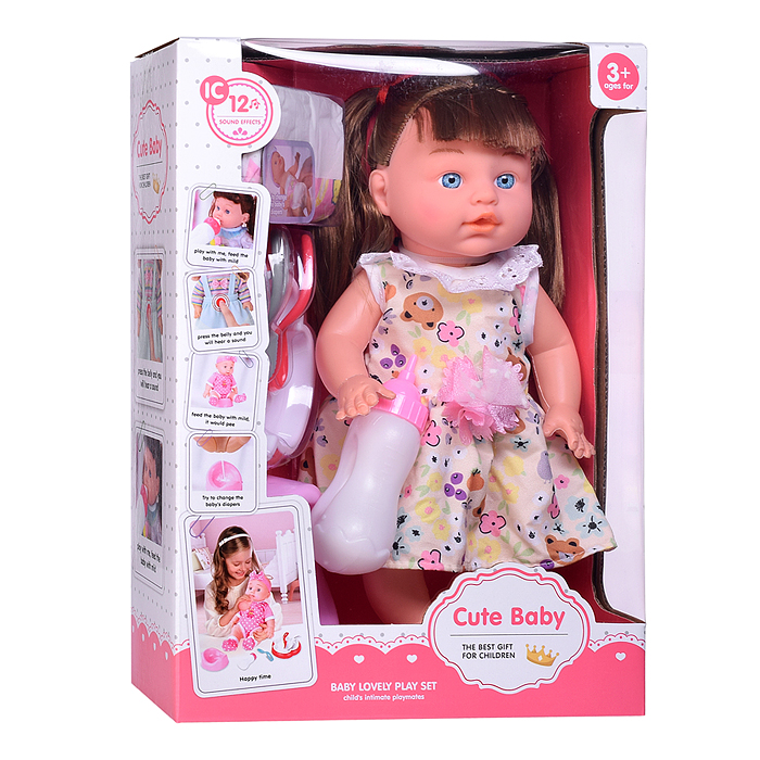 Кукла QL9901-19 "Стеша" с аксессуарами, в коробке