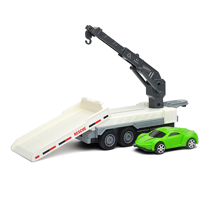 Машина KLX800-276 "Кран эвакуатор" (свет, звук) в коробке