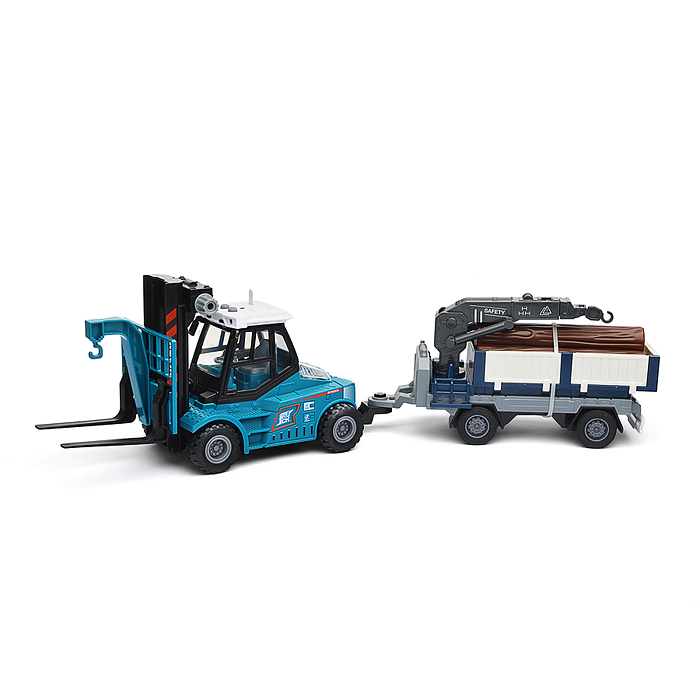 Машина KLX900-55 "Вилочный погрузчик" (свет, звук) в коробке