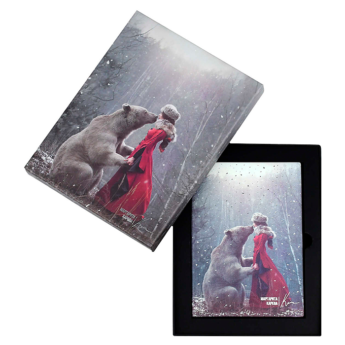 Ежедневник недатированный Escalada, #Маргарита Карева, А5, 120 л., Маша и Медведь