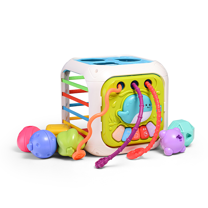 Фото к товару Куб развивающий 688-87 "Морской мир" в коробке Куб развивающий 688-87 "Морской мир" в коробке