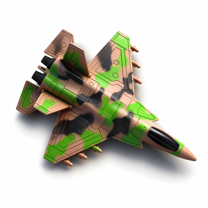 Самолет RX368-1 "Военный истребитель" р/у, 27 MHz, в коробке 