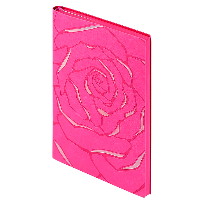 Ежедневник недатированный+ручка шариковая Escalada, А5, 120 л., Виннер розовый