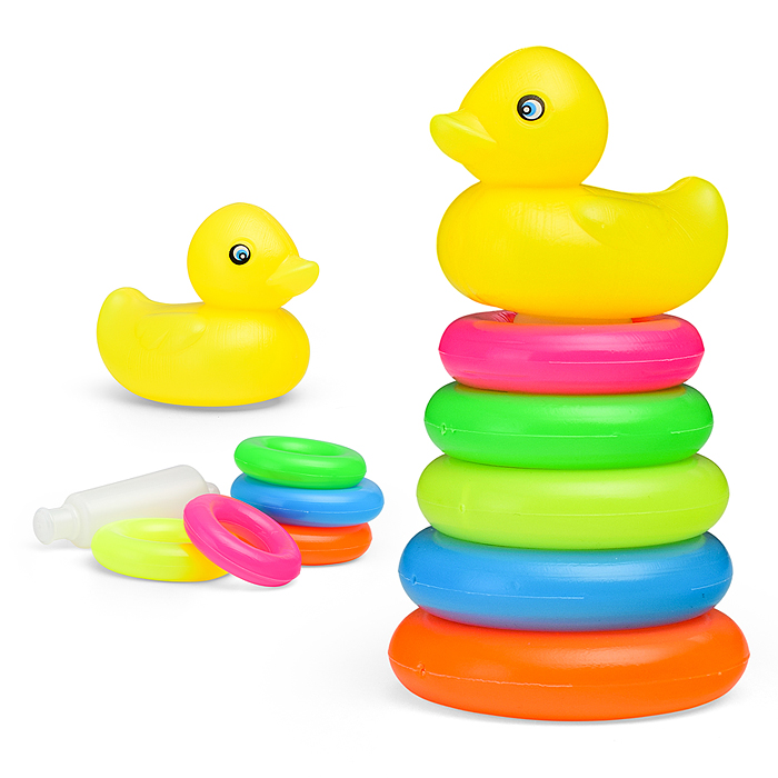 Пирамидка 127-5 "Утёнок" (5 колечек) в сетке