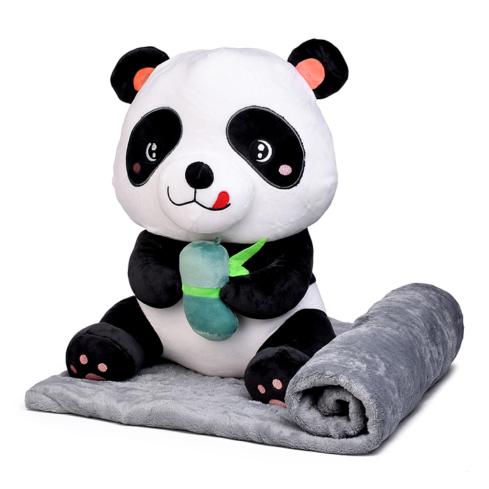 Мягкая игрушка "Медведь" М1566 с пледом (110х160) Мягкая игрушка "Медведь" М1566 с пледом (110х160)