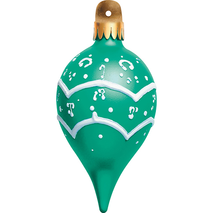 Вырубная фигурка "Елочная игрушка" (двухсторонняя, ВД-лак)