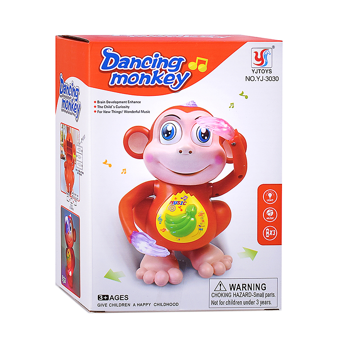Интерактивная игрушка YJ-3030 "Обезьяна" в коробке