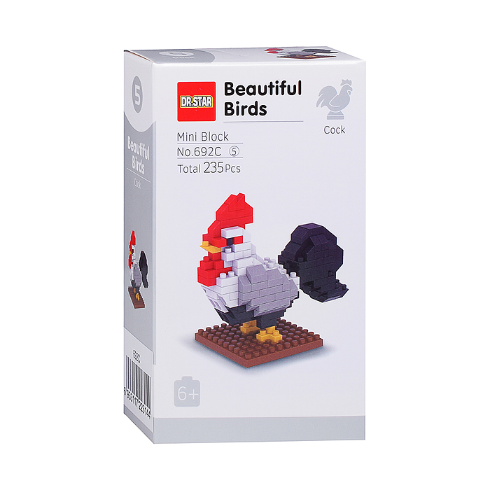 Конструктор 692C "Птица" (в ассортименте) в коробке