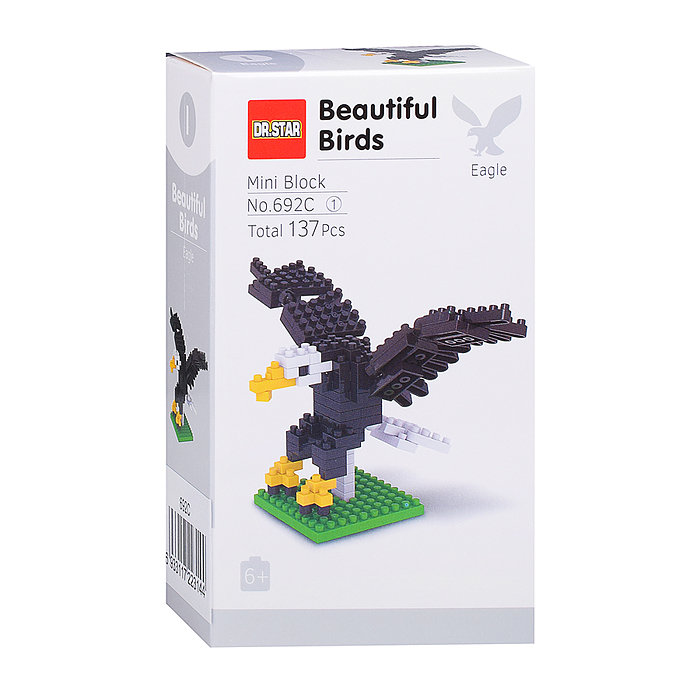 Конструктор 692C "Птица" (в ассортименте) в коробке
