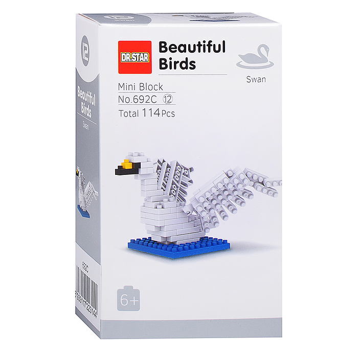 Конструктор 692C "Птица" (в ассортименте) в коробке