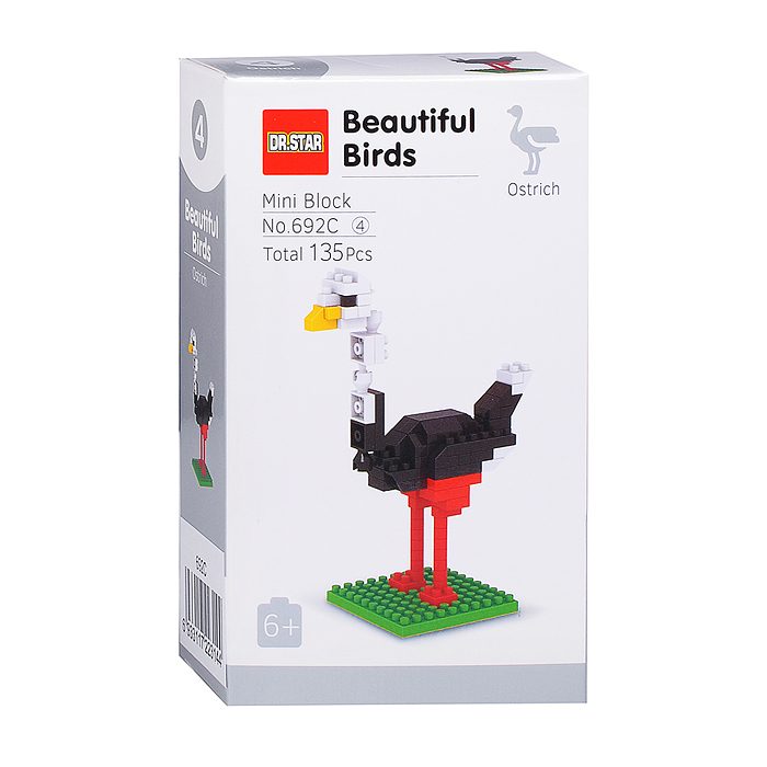 Конструктор 692C "Птица" (в ассортименте) в коробке