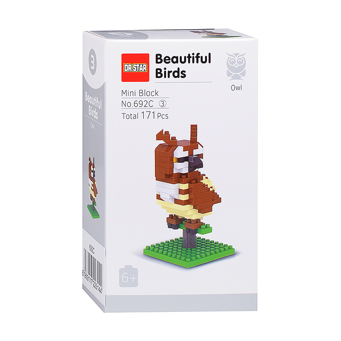 Конструктор 692C "Птица" (в ассортименте) в коробке