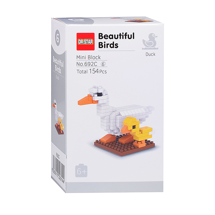 Конструктор 692C "Птица" (в ассортименте) в коробке