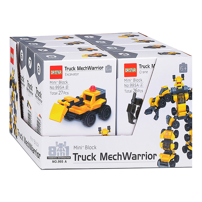 Конструктор 995A "Робот строитель" в коробке