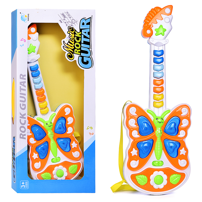 Гитара 663G "Яркая бабочка" в коробке Гитара 663G "Яркая бабочка" в коробке